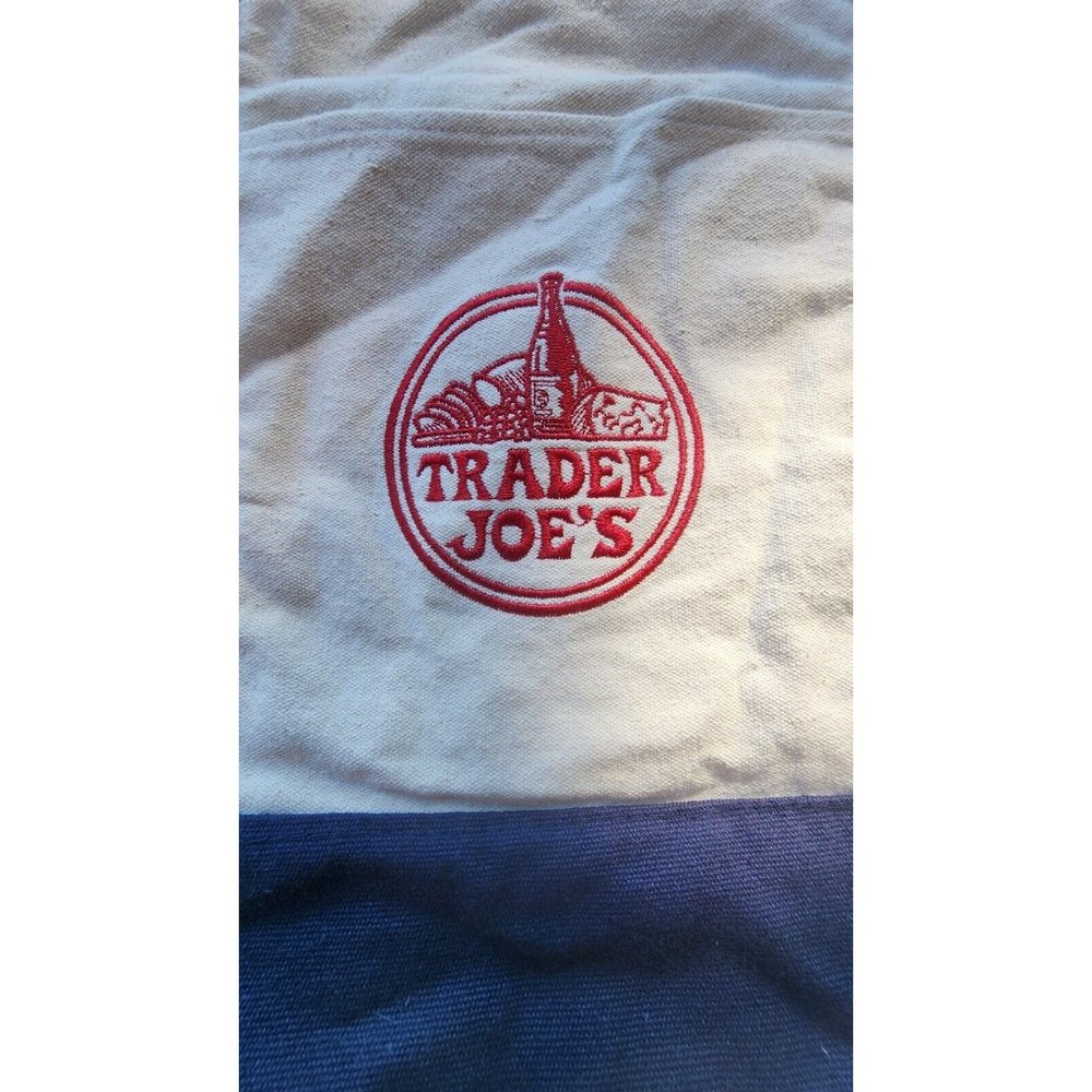 Trader Joes Reusable Canvas Cloth Tote Bag Grocer… - image 2